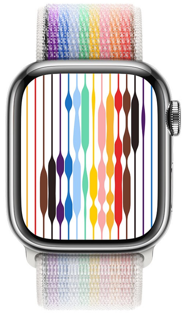 Pasek Apple Sport Loop do Apple Watch 41mm Pride Edition (MN6K3) - obraz 2