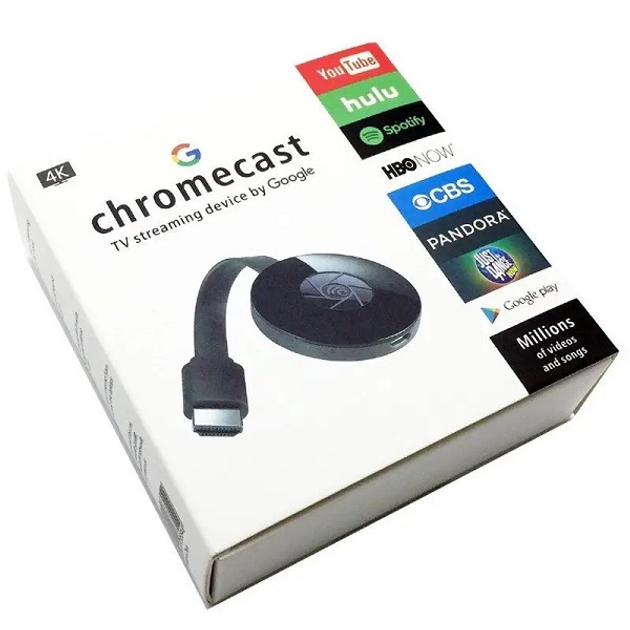 Медиаплеер Google Chromecast 4K with Google TV (Черный