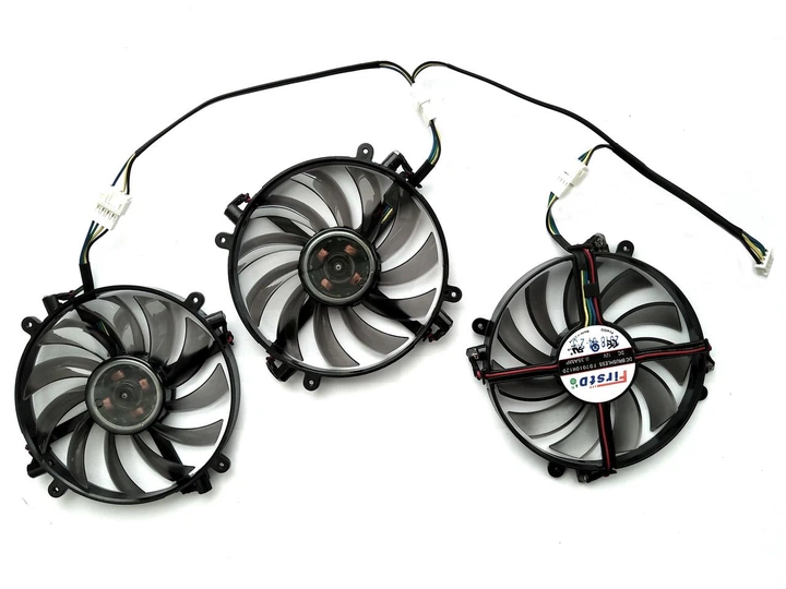 Вентилятор для видеокарты PNY LEADTEK Manli GTX 1070 Ti 1080 FirstD FD7010H12D (LED RED) комплект 3 шт (№417) - Фото 2 Вентилятор для видеокарты PNY LEADTEK Manli GTX 1070 Ti 1080 FirstD FD7010H12D (LED RED) комплект 3 шт (№417) - изображение 2