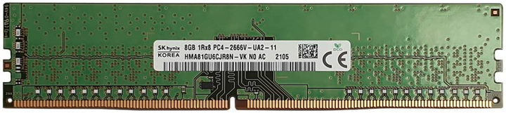 SK hynix 8GB 型番：HMA81GU6CJR8N-VK Пам'ять Hynix 8 GB DDR4 2666 MHz (HMA81GU6CJR8N-VK) – фото, отзывы
