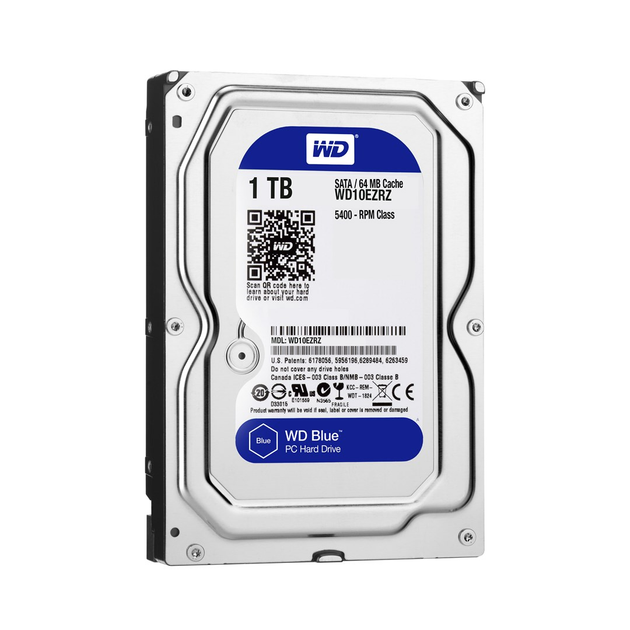 Dysk twardy Western Digital Blue 1TB 5400rpm 64MB WD10EZRZ 3.5 SATAIII - obraz 2