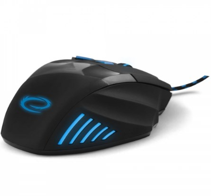 Mysz Esperanza MX201 Wolf USB czarno-niebieska (EGM201B) - obraz 3