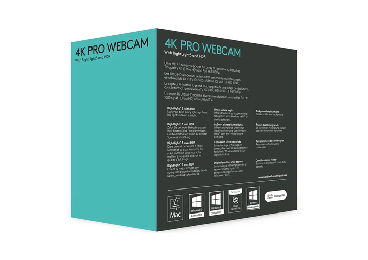 Logitech HD BRIO 4k EMEA (960-001106) - obraz 3