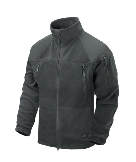 Куртка толстовка флисовая Stratus Jacket - Heavy Fleece Helikon-Tex Shadow Grey L Тактическая мужская - изображение 1