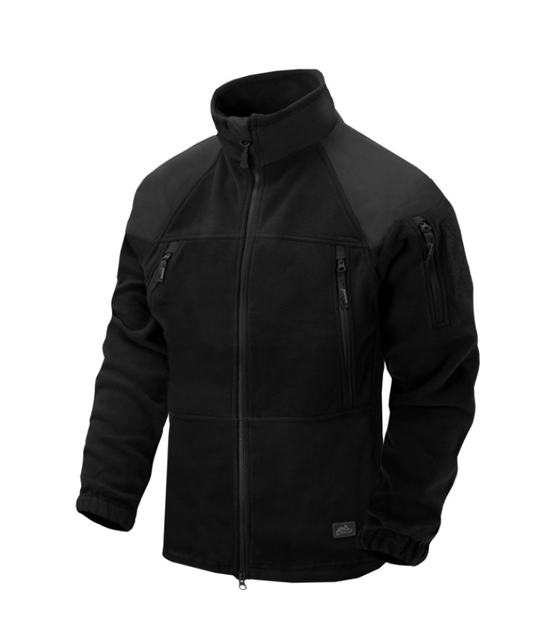 Куртка толстовка флисовая Stratus Jacket - Heavy Fleece Helikon-Tex Black S Тактическая мужская - изображение 1