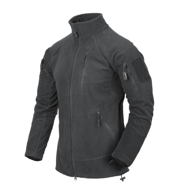 Кофта Alpha Tactical Jacket - Grid Fleece Helikon-Tex Shadow Grey 2XL Тактична чоловіча - зображення 1