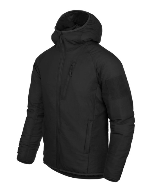 Куртка Wolfhound Hoodie - Climashield Apex 67G Helikon-Tex Black S Тактическая - изображение 1