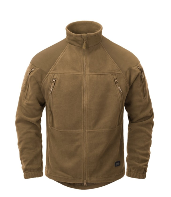 Куртка толстовка флисовая Stratus Jacket - Heavy Fleece Helikon-Tex Coyote S Тактическая мужская - изображение 2