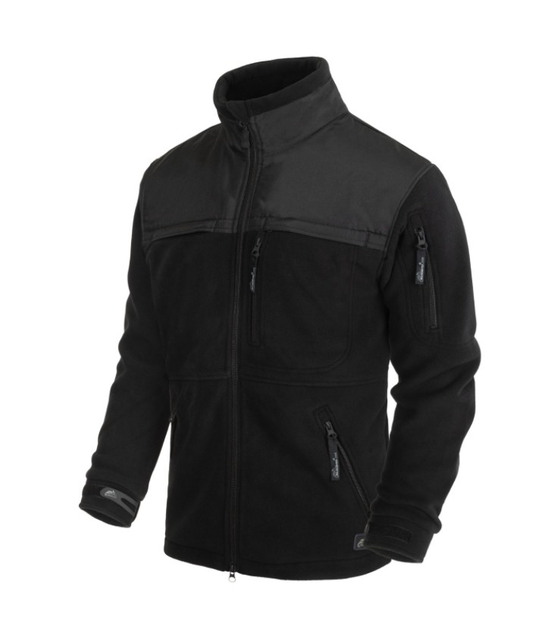 Куртка флисова Defender Jacket - Fleece Helikon-Tex Black XL Тактическая - изображение 1