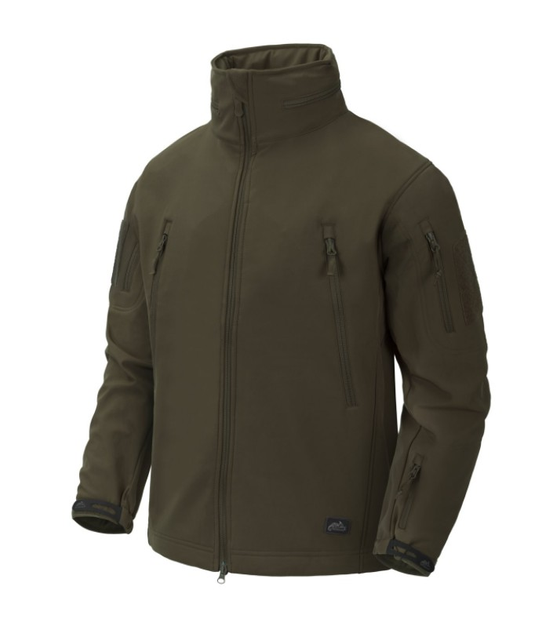 Куртка куртка Gunfighter Jacket - Shark Skin Windblocker Helikon-Tex Taiga Green XL Тактична - зображення 1
