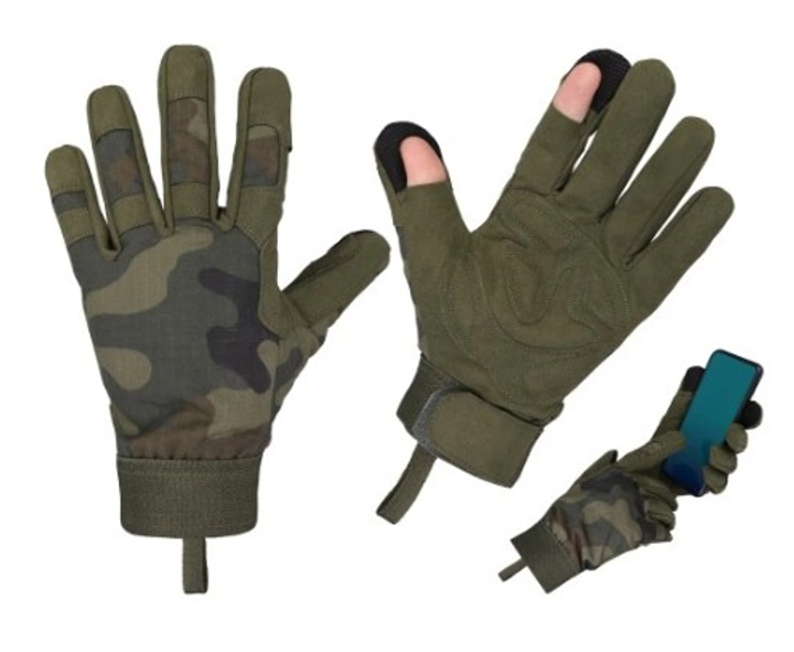 Захисні чоловічі армійські рукавички Dominator Tactical Олива XL (Alop) для армії, професійних операцій і тренувань, максимальний захист і продуктивність, безпека - зображення 1