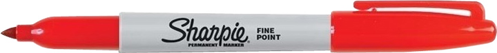 Marker permanentny Sharpie Fine 1 mm 1 szt. Czerwony (S0810940) - obraz 1