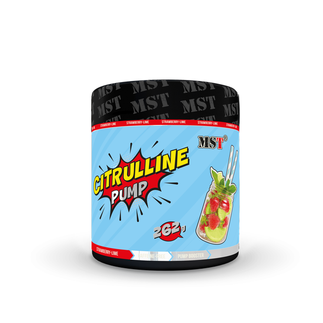 MST Nutrition, L-цитруллин, Citrulline Pump, клубника + лайм, 262 г (MST-16178) - изображение 4