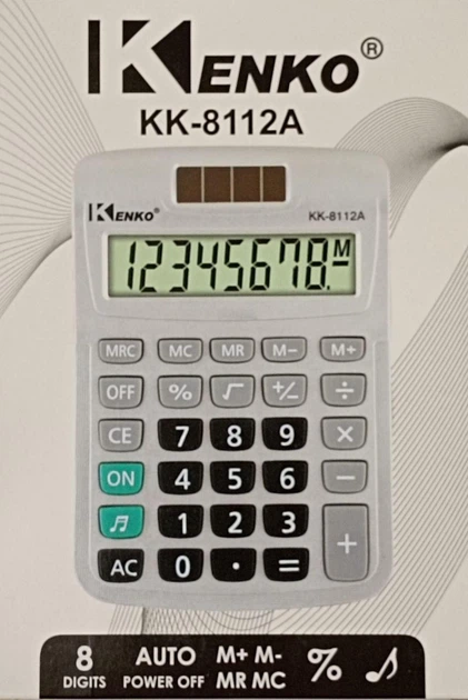 Калькулятор Kenko KK-8112A (t8197) - изображение 2