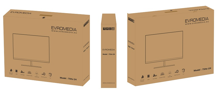Монітор EVROMEDIA 75Hz i24 - изображение 4