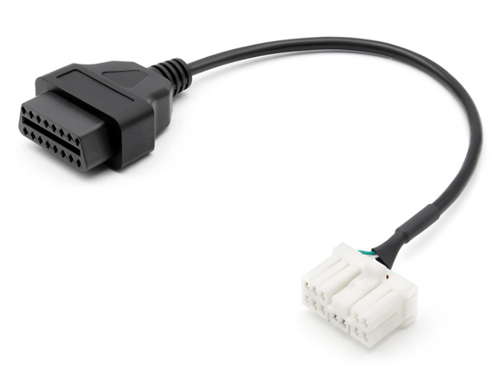 Диагностический переходник 12 pin - OBD2 Tesla Model S/X(2012-2015) - изображение 2