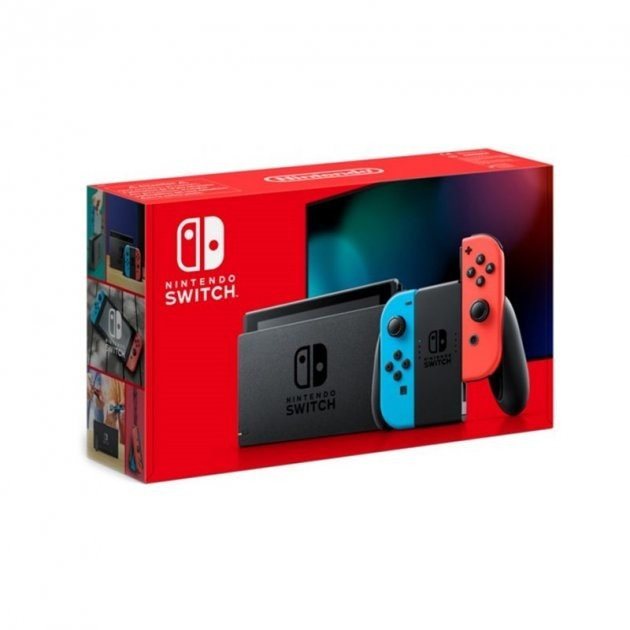 Nintendo Switch Nintendo Switch HAD-S-KABAH Игровая консоль Nintendo Switch V2 Red/Blue (HAD-S-KABAH