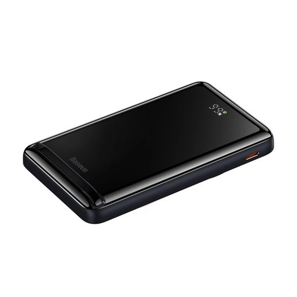 Павербанк Baseus PPCX00000 Magnetic Bracket Wireless Fast Charge Power Bank 10000mAh 20W Голубой (754866) - изображение 4