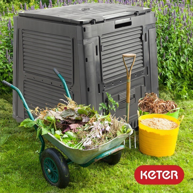 Компостер 1-камерный Keter 470 л черный - изображение 6