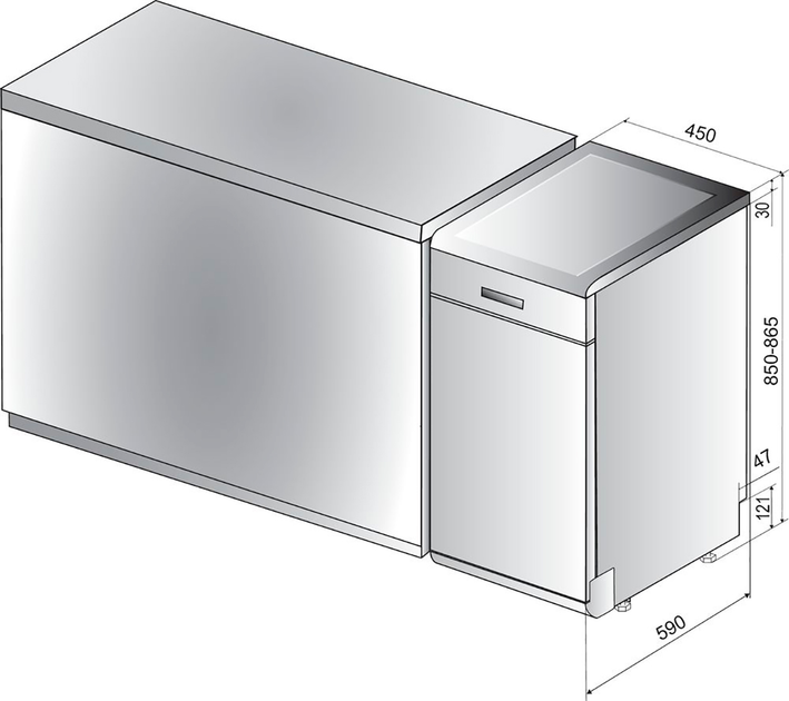 Посудомийна машина WHIRLPOOL WSFO 3O23 PF - зображення 14