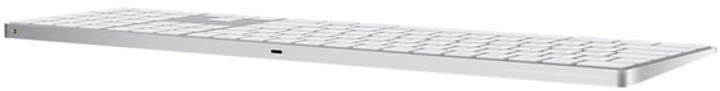 Клавіатура бездротова Apple Magic Keyboard з цифровою панеллю Bluetooth German Silver (MQ052D/A) - зображення 4