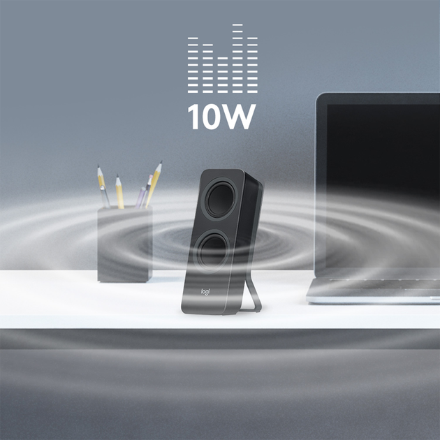 Акустична система Logitech Bluetooth Computer Speakers Z207 Black (980-001295) - зображення 2