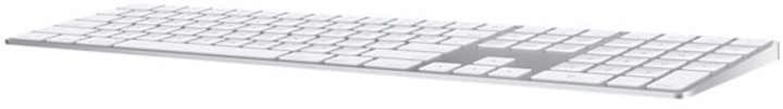 Bezprzewodowa klawiatura Apple Magic z klawiaturą numeryczną Bluetooth International English Silver (MQ052Z/A) - obraz 3