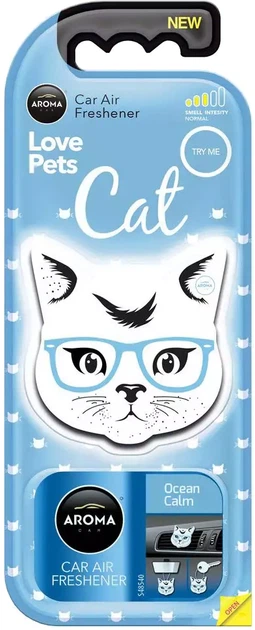 Ароматизатор Aroma Car (полімер) Cat Ocean Calm 2 шт (2000081930768) - зображення 2