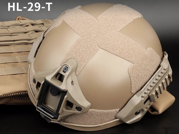 Страйкбольний шолом MK MTek Flux helmet Tan (Airsoft / Страйкбол) - зображення 1