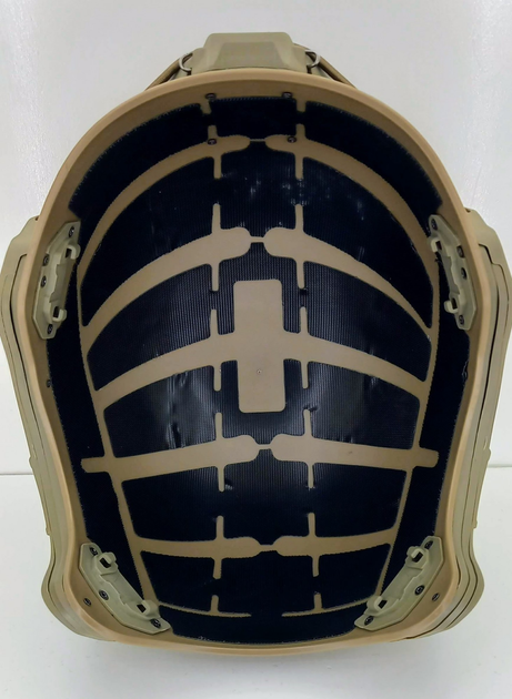 Страйкбольний шолом MK MTek Flux helmet Olive (Airsoft / Страйкбол) - зображення 2