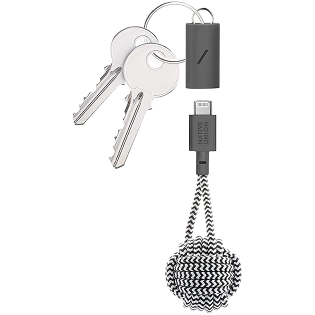Кабель синхронизации Native Union Key Cable USB-C to Lightning, Zebra (KEY-KV-CL-ZEB) - Фото 2 Кабель синхронизации Native Union Key Cable USB-C to Lightning, Zebra (KEY-KV-CL-ZEB) - изображение 2