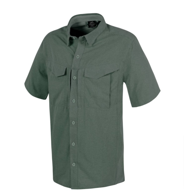 Рубашка Ultralight с коротким рукавом Defender MK2 Ultralight Shirt Short Sleeve Helikon-Tex Sage Green XXL Тактическая мужская - изображение 1