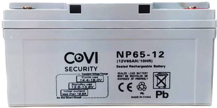 Аккумуляторная батарея CoVi Security NP65-12 65 Ah 12V AGM - изображение 1