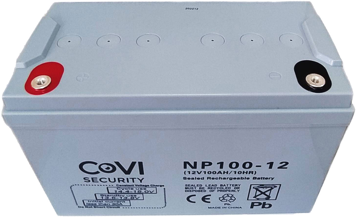 Аккумуляторная батарея CoVi Security NP100-12 100 Ah 12V AGM - изображение 2