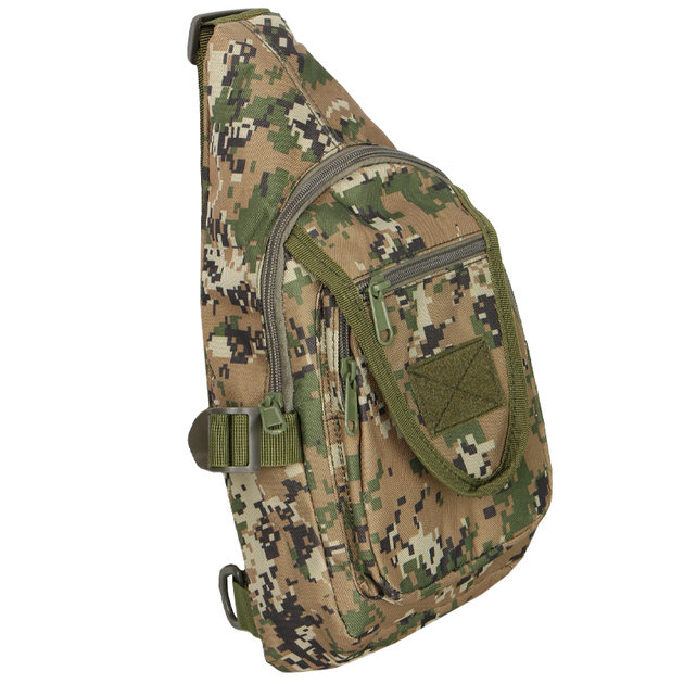 Рюкзак тактический на одно плечо AOKALI Outdoor A32 Camouflage ACU - изображение 2