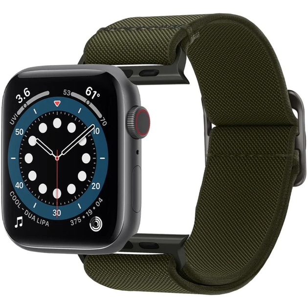 Ремінець для Apple Watch Spigen Fit Lite for Watch 49/45/44/42mm, Khaki (AMP02288) - зображення 3