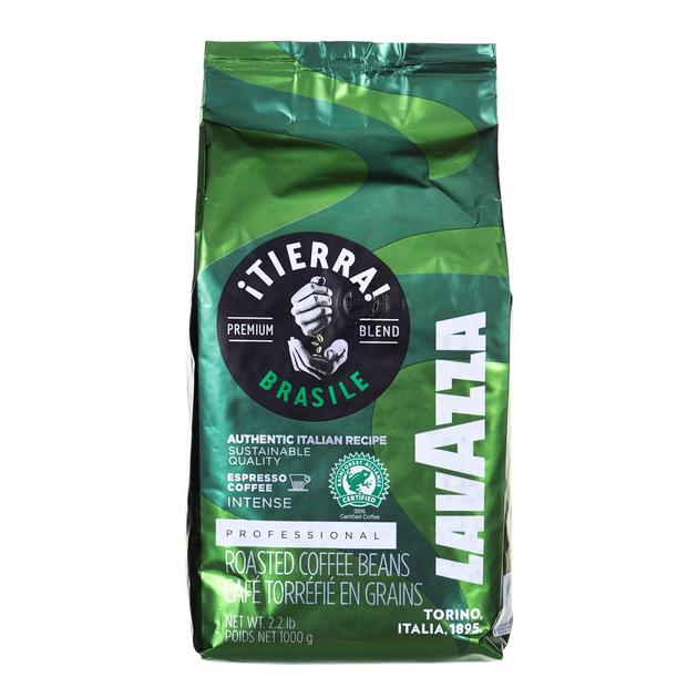 Kawa ziarnista Lavazza Tierra Brazylia 1 kg (8000070052802) - obraz 1