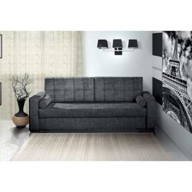Мини диван раскладной серый