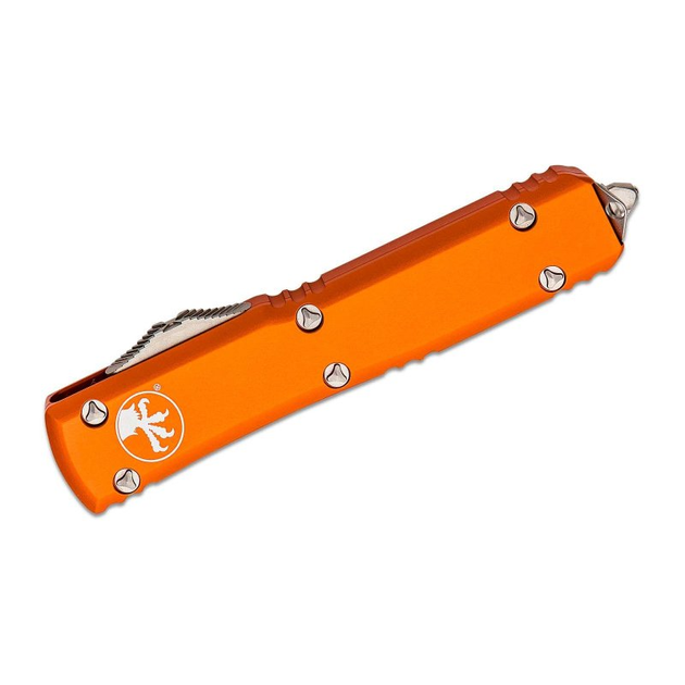 Нож Microtech Ultratech Drop Point Stonewash Orange (121-10OR) - изображение 2