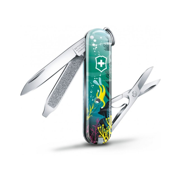 Нож Victorinox Classic Limited Edition "Deep Dive" (0.6223.L2006) - изображение 2