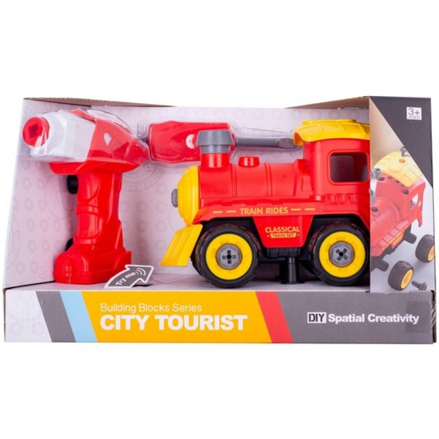 Конструктор Diy Spatial Creativity Поїзд до електродвигуна (CJ-1379241 ...