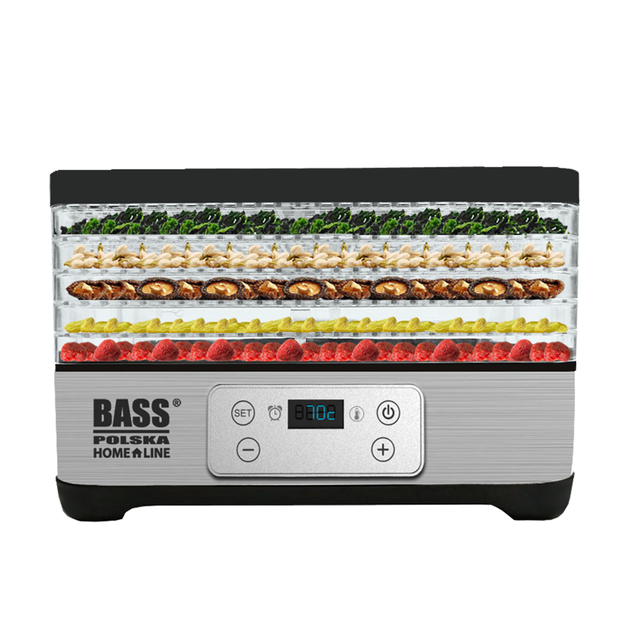 Сушилка для овощей и фруктов с регулируемыми лотками Bass Polska BH 10603 300 Вт - изображение 7