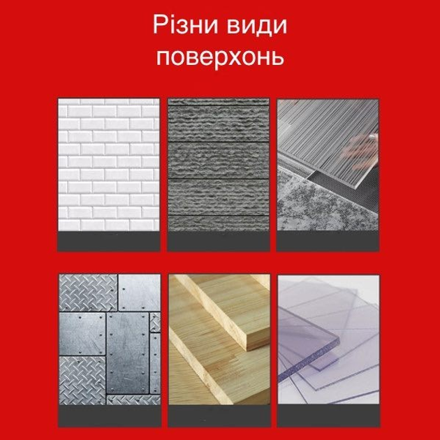 Вакуумна присоска для плитки Shijing P612 ⌀200 до 140 кг для рельєфної ...