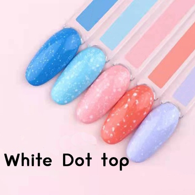 Топ без липкого слоя с белой крошкой Toki Toki White Dot Top 5 мл ...
