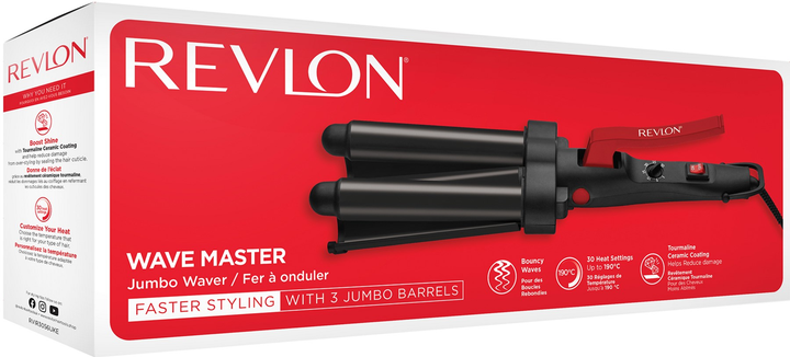 Lokówka do kręcenia włosów Revlon Wave Master - Jumbo Waver (RVIR3056UKE) - obraz 7