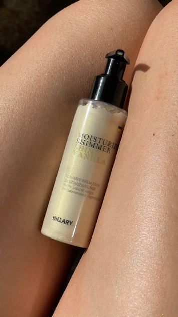 Шиммер крем-гель увлажняющий Hillary Shiny Vanilla Moisturizing Shimmer 100 мл 2314941401573 - Фото 7 Шиммер крем-гель увлажняющий Hillary Shiny Vanilla Moisturizing Shimmer 100 мл 2314941401573 - изображение 7