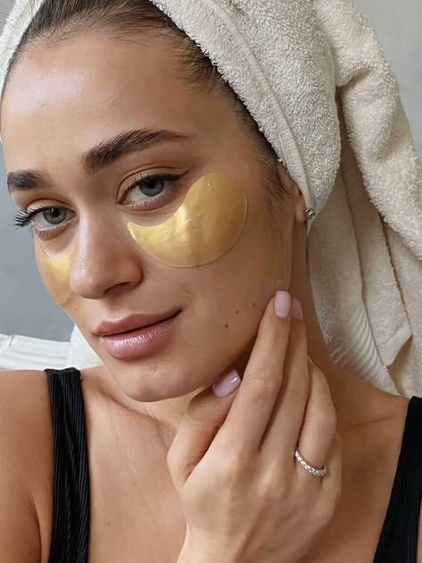 Освіжаючі патчі з вітаміном C Vitamin C Refreshing & Firming Eye Patches Hillary 60 шт 90 г - зображення 4