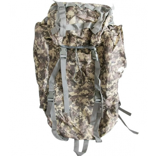 Тактический рюкзак A21 70L Мужской рюкзак тактический, походный рюкзак 70л большой Пиксель - изображение 2