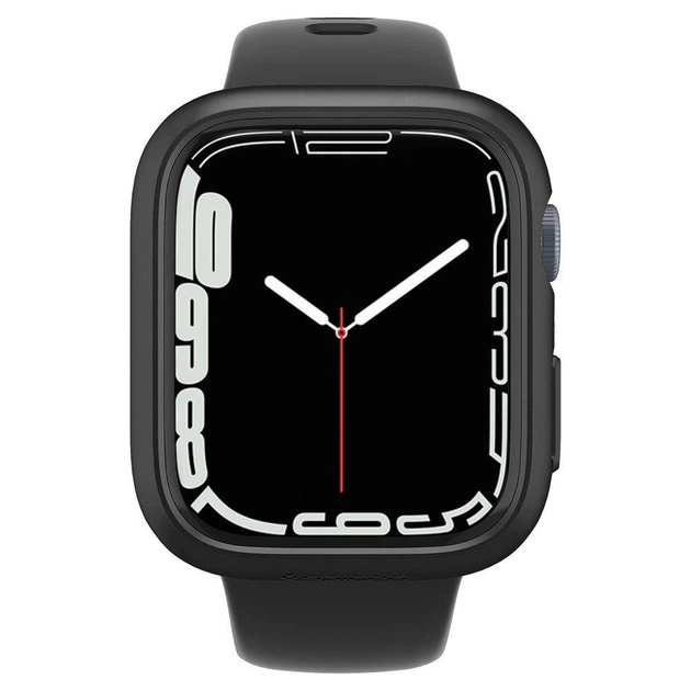 Чехол Spigen Thin Fit для Apple Watch 7 45 mm Black (ACS04174) - Фото 6 Чехол Spigen Thin Fit для Apple Watch 7 45 mm Black (ACS04174) - изображение 6