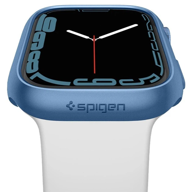 Чехол Spigen Thin Fit для Apple Watch 7 45 mm Blue (ACS04176) - изображение 5